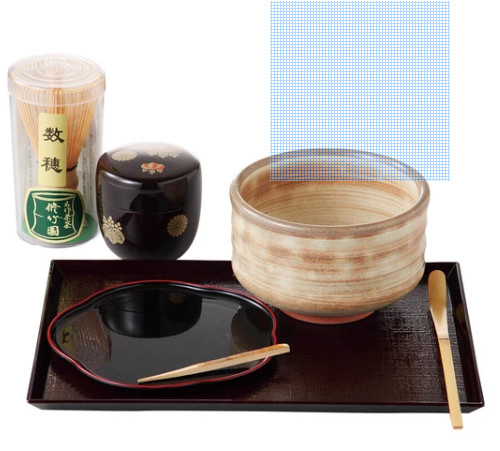 抹茶用　茶器セット　いっぷく碗揃「ギフトボックス入り」